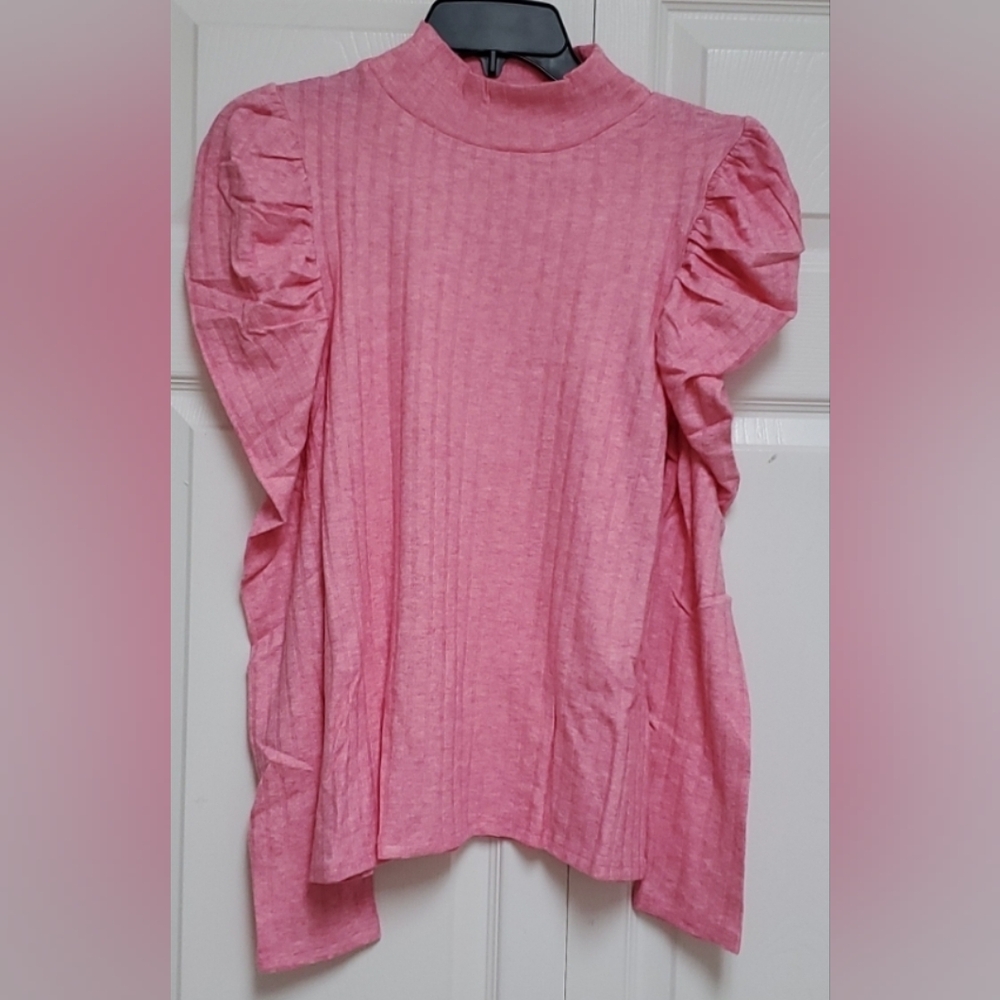 Zenana Puffed Sleeve Top - Picture 3 of 12